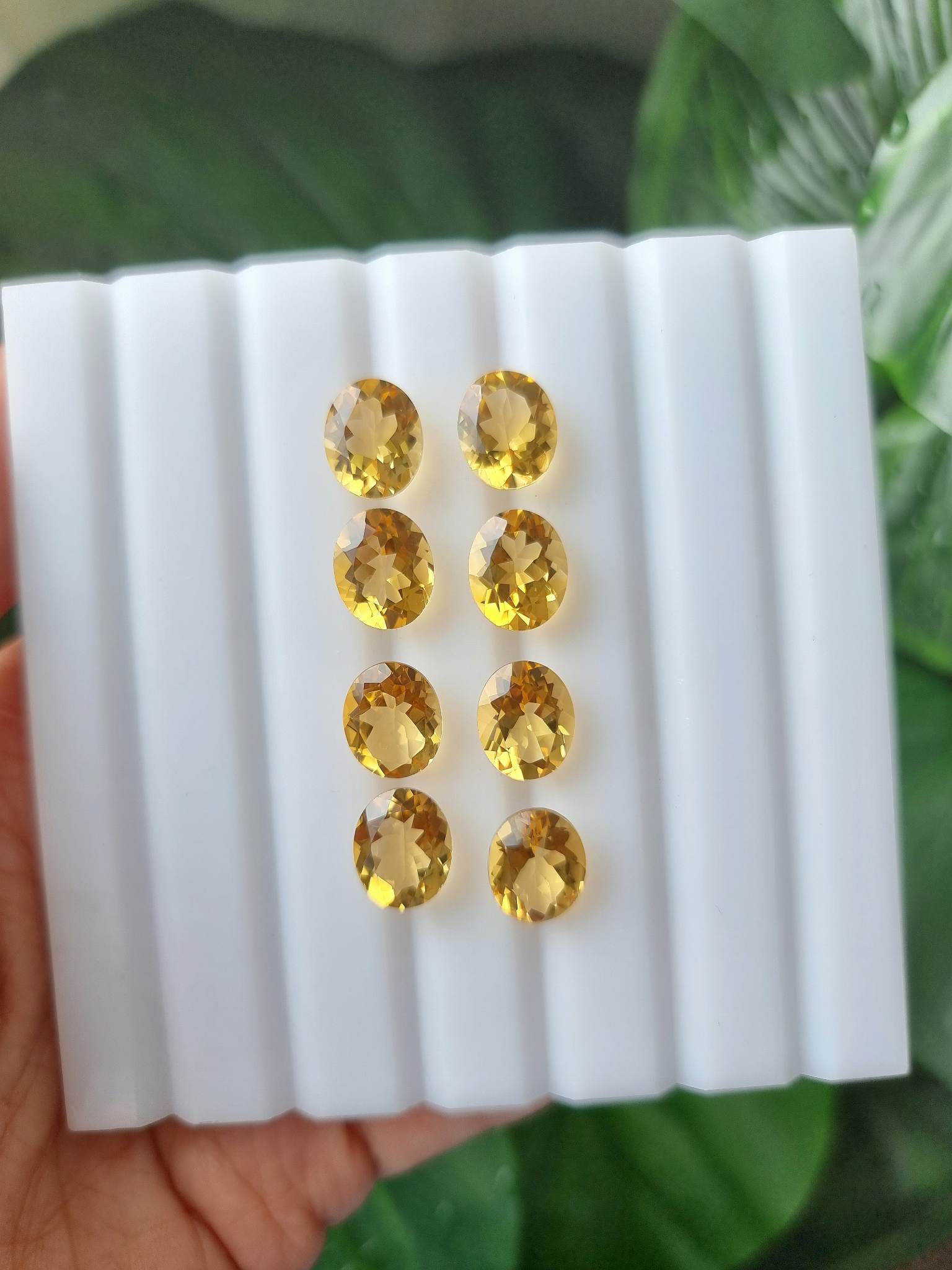 ซิทรินเข้มไข่ 9X11 มม. 1 เม็ด