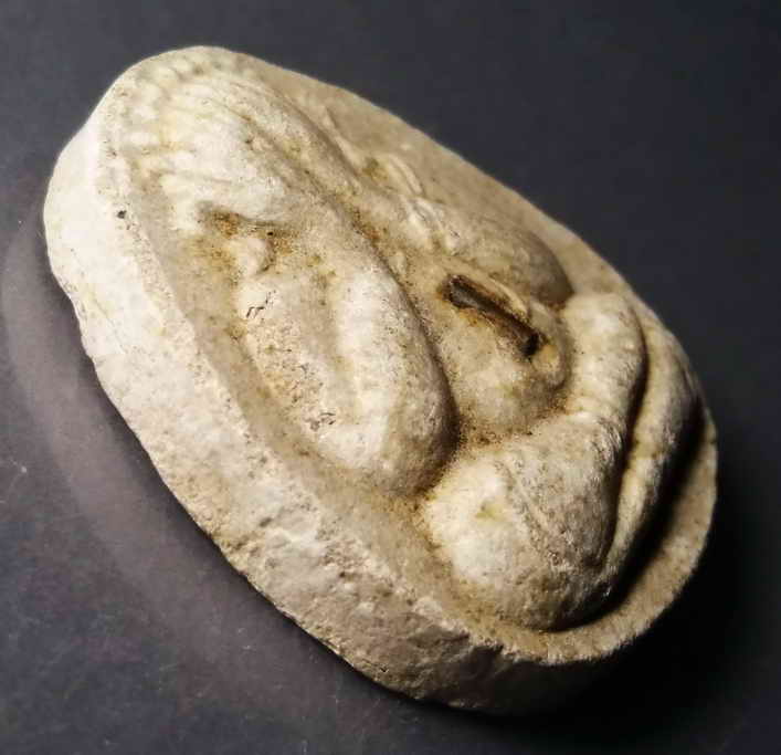 รหัสสินค้า พระปิดตา ทั่วไป 055 พระปิดตาเนื้อผง ฝังตะกรุด วัดดง