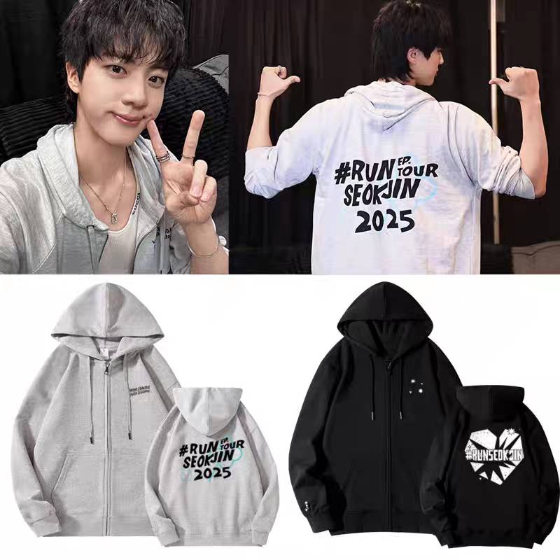 เสื้อกันหนาว BTS JIN : 2025 #RUNSEOKJIN_EP.TOUR North American