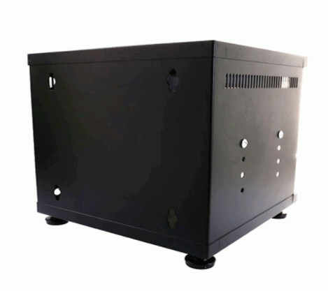 19" GERMANY Mini Steel Box Rack W/Shelf, Gray (40x40x30cm) ความสูงการใช้งาน 30 cm (G6-40040B)