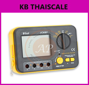 เครื่องตรวจสอบฉนวนแบบดิจิตอล แสดงค่าฉนวนไฟฟ้า VICI VC60B+ Digital Insulation Tester Meter Megger Megohmmeter