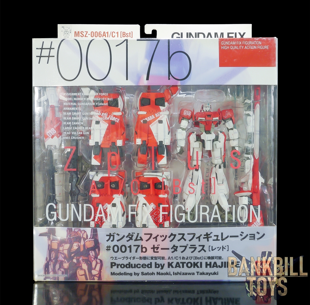 กันดั้ม Bandai G.F.F. GFF Gundam Fix Figuration #0017b MSZ-006A1/C1[Bst] Zeta Plus [Red]