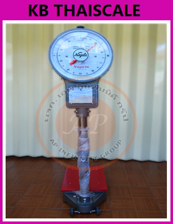 ตาชั่งน้ำหนัก50kg เครื่องชั่งเข็ม50กิโลกรัม เครื่องชั่งน้ำหนักแบบสปริง50kg เครื่องชั่งหน้าปัดแบบมีล้อ50kg ละเอียด100g ขนาดแท่น39*29.5cm NAGATA รุ่น K-120W-50K