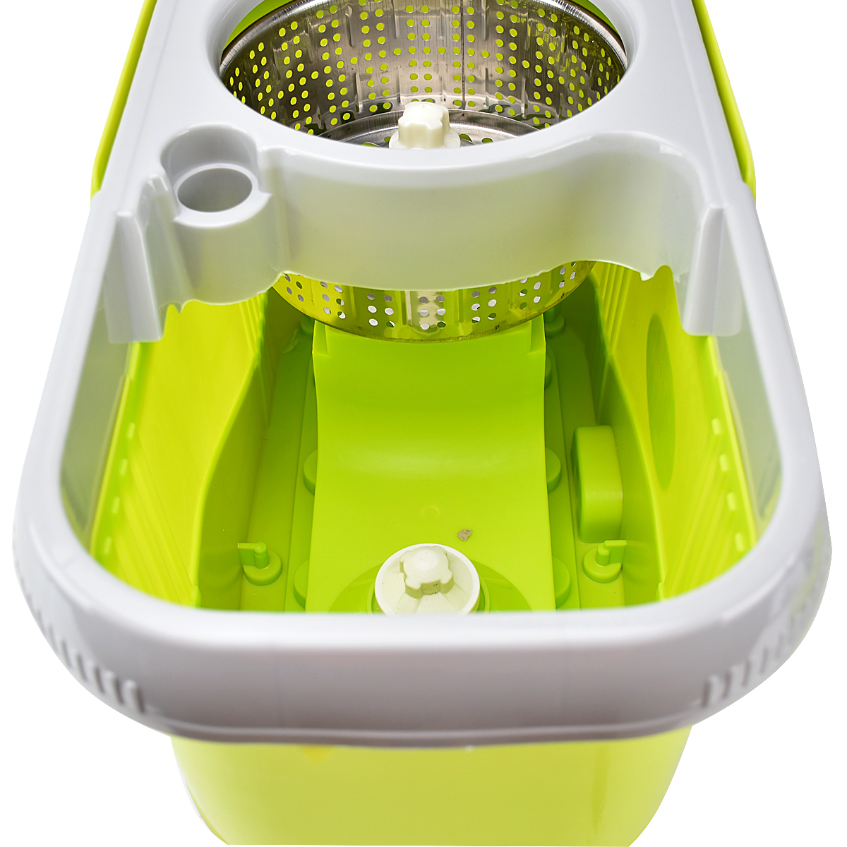 ถังม็อบปั่นแห้ง ใช้มือกด/เท้าเหยียบ(เขียว) [S15]