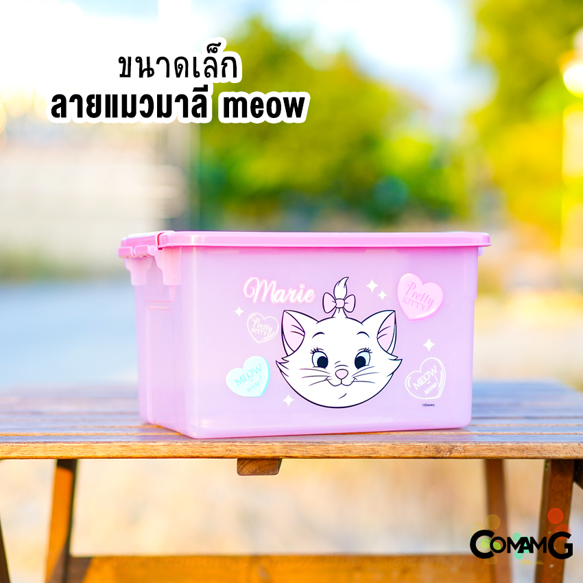 กล่องอเนกประสงค์มีหูล็อค กล่องหูหิ้ว กล่องใส่ของอเนกประสงค์ ลายการ์ตูน ลิขสิทธิ์แท้