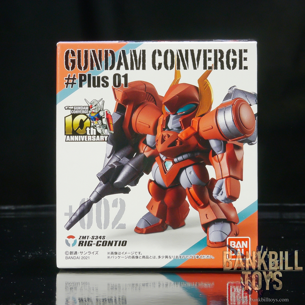 กันดั้ม Bandai Candy Toy FW Gundam Converge #Plus01 No.+002 ZMT-S34S Rig Contio