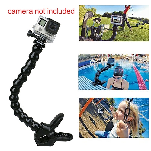 GoPro Jaws Flex Clamp Mount Adjustable Goose Neck Mount ขาจับกล้องโกโปร ขาจับกล้อง for GoPro / SJCAM / Xiaomi / Insta360