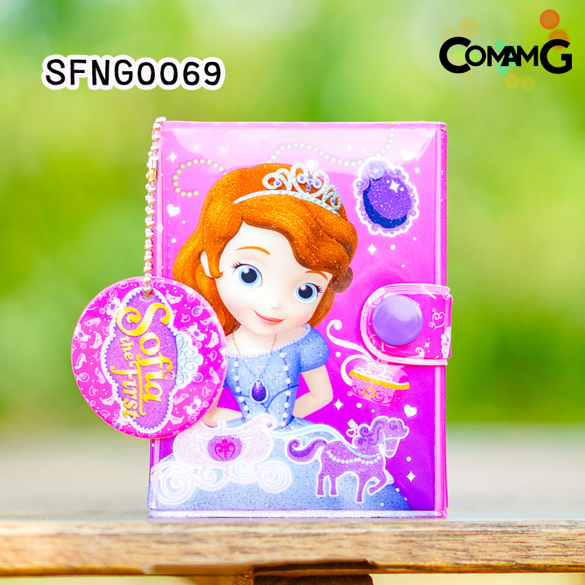 กระเป๋าสตางค์เจ้าหญิงดิสนี่ย์ รุ่น3พับ ( Disney Princess) กระเป๋าสตางค์เด็ก ลิงค์1