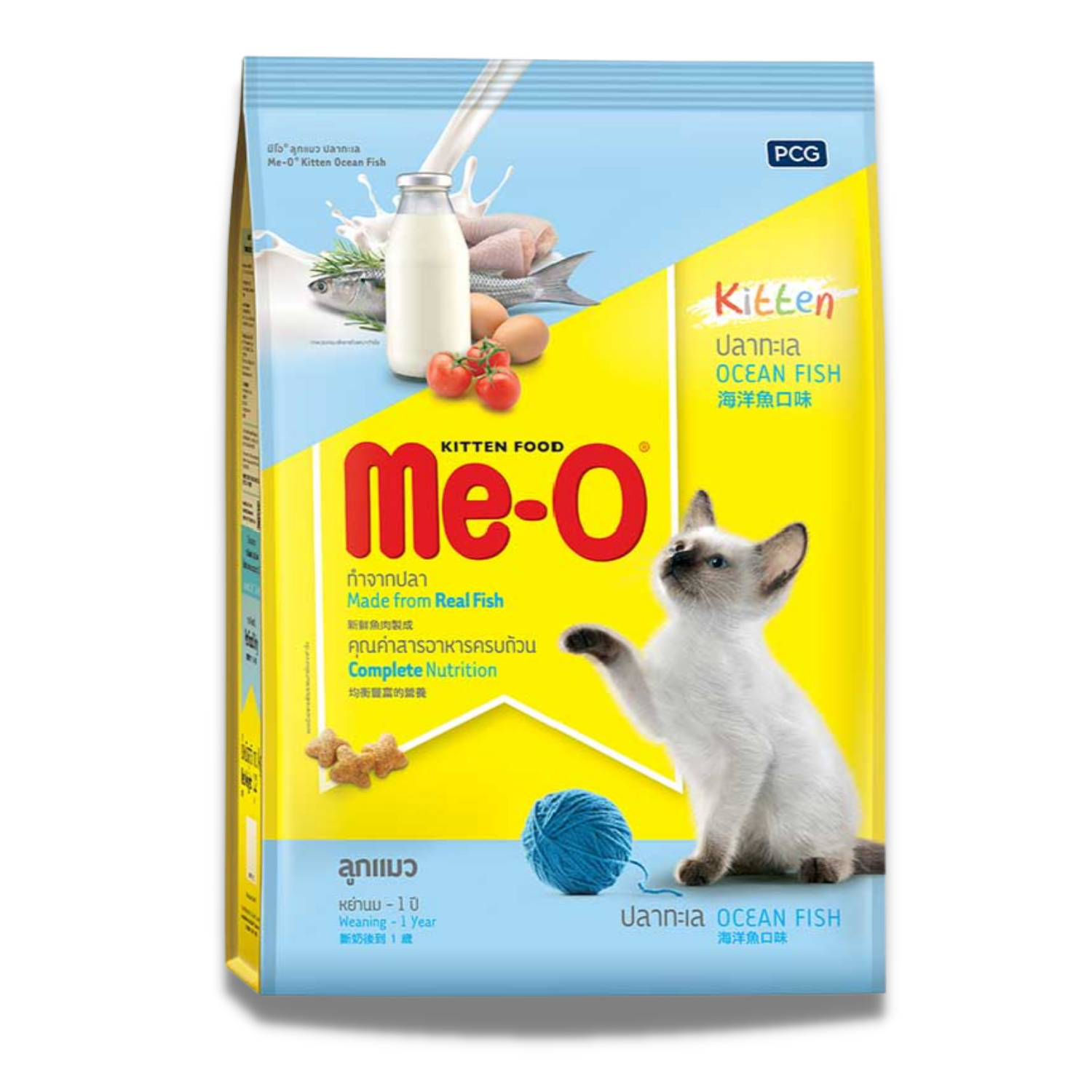 ME-O KITTEN OCEAN FISH รสปลาทะเล 400G-6.8KG