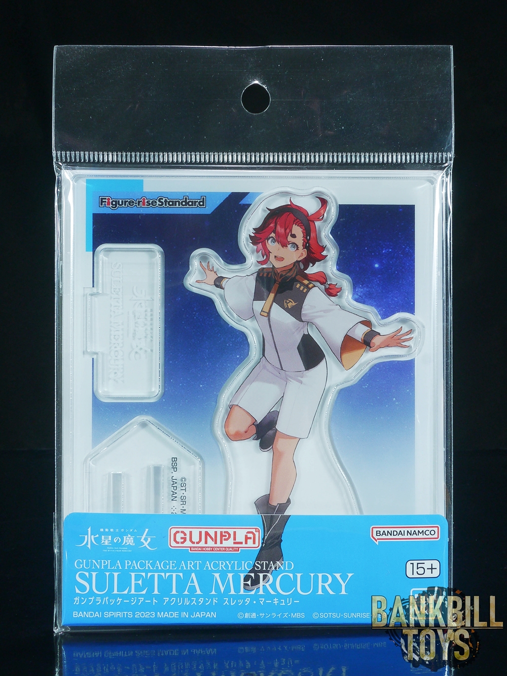 กันดั้ม Bandai Spirits Gunpla Package Art Acrylic Stand Suletta Mercury