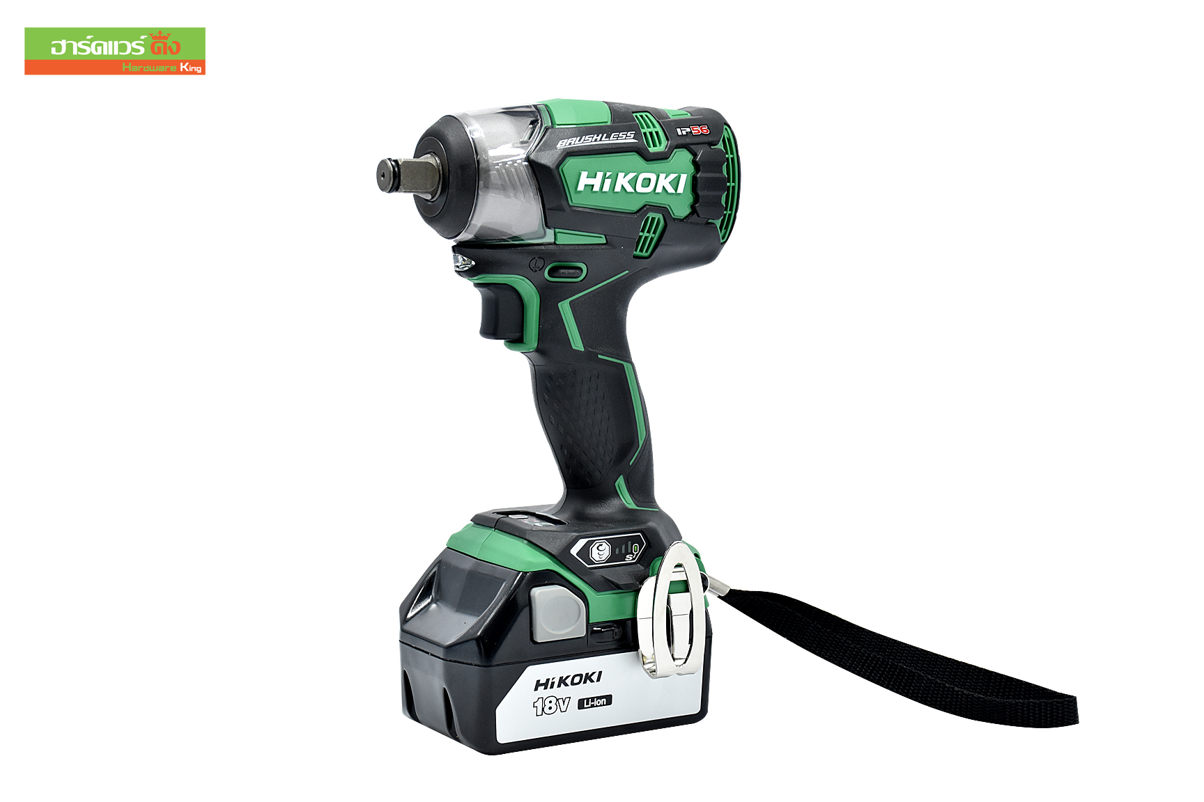 HIKOKI เครื่องขันบล็อคกระแทกไร้สาย WR18DBDL2 18V