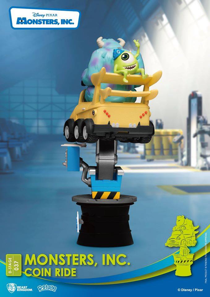 เปิดรับPreorder มีค่ามัดจำ 300 บาท Beast Kingdom~Diorama Stage-037-Monsters, Inc. Coin Ride(d-stage)