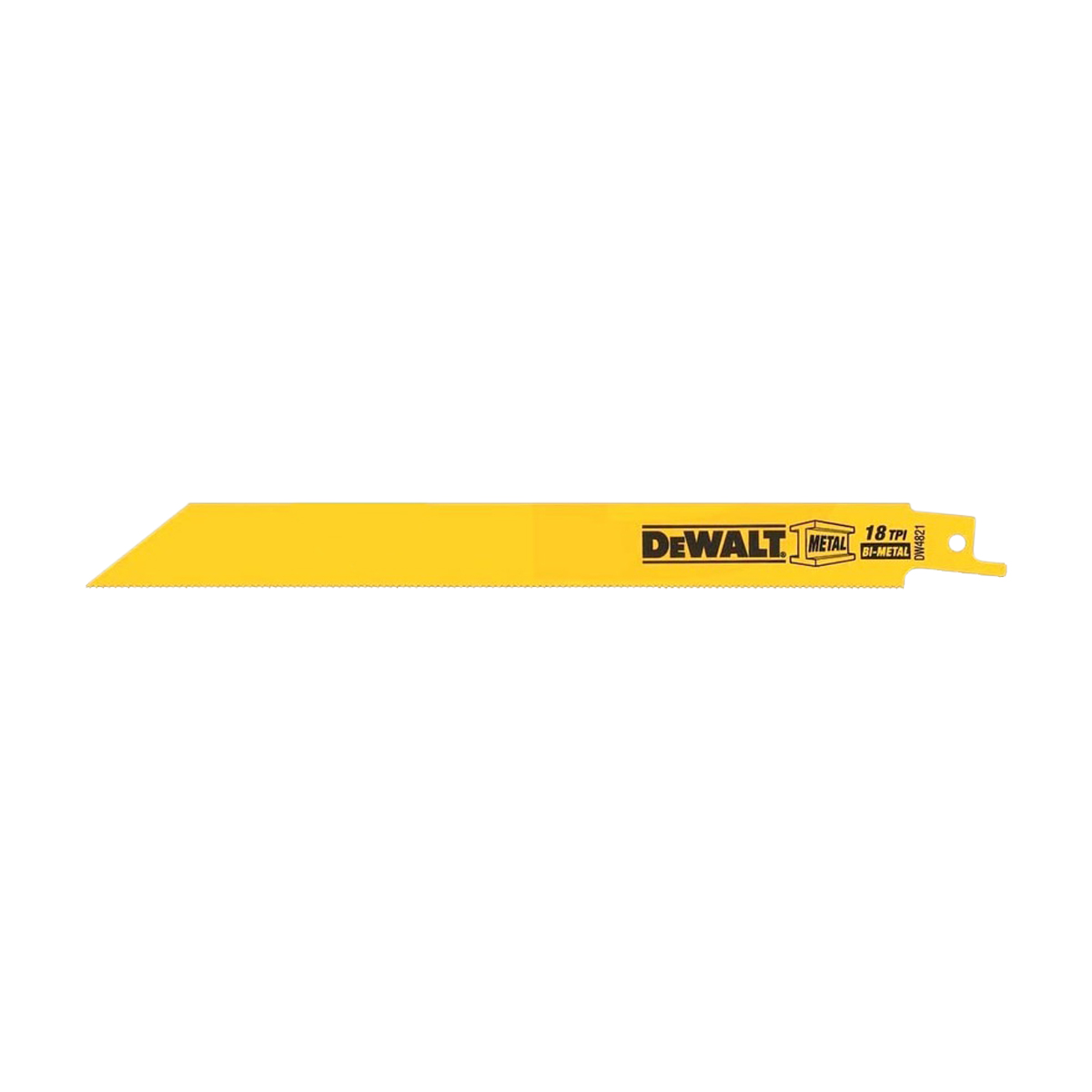 Dewalt ใบเลื่อยชักตัดเหล็ก 8"x18T (5ใบ/แพค) [DW4821]