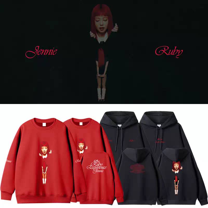 เสื้อกันหนาว BLACKPINK JENNIE : The 1st Stidop Album [Ruby]