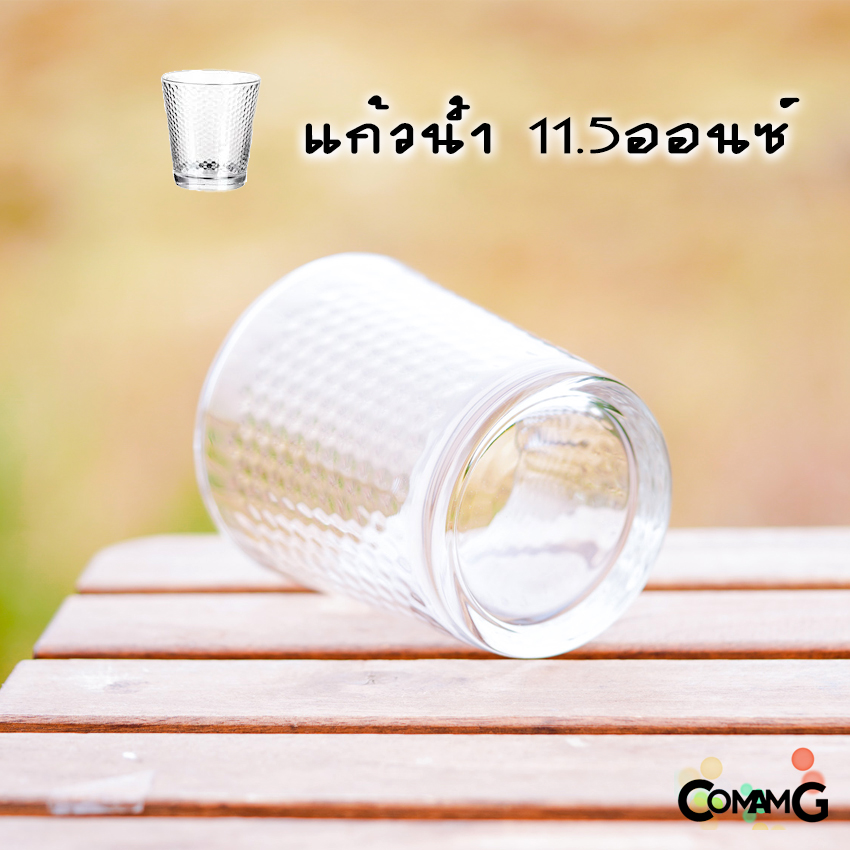 แก้วน้ำ แก้วกาแฟ ขนาด 11.5ออนซ์ แก้วใส