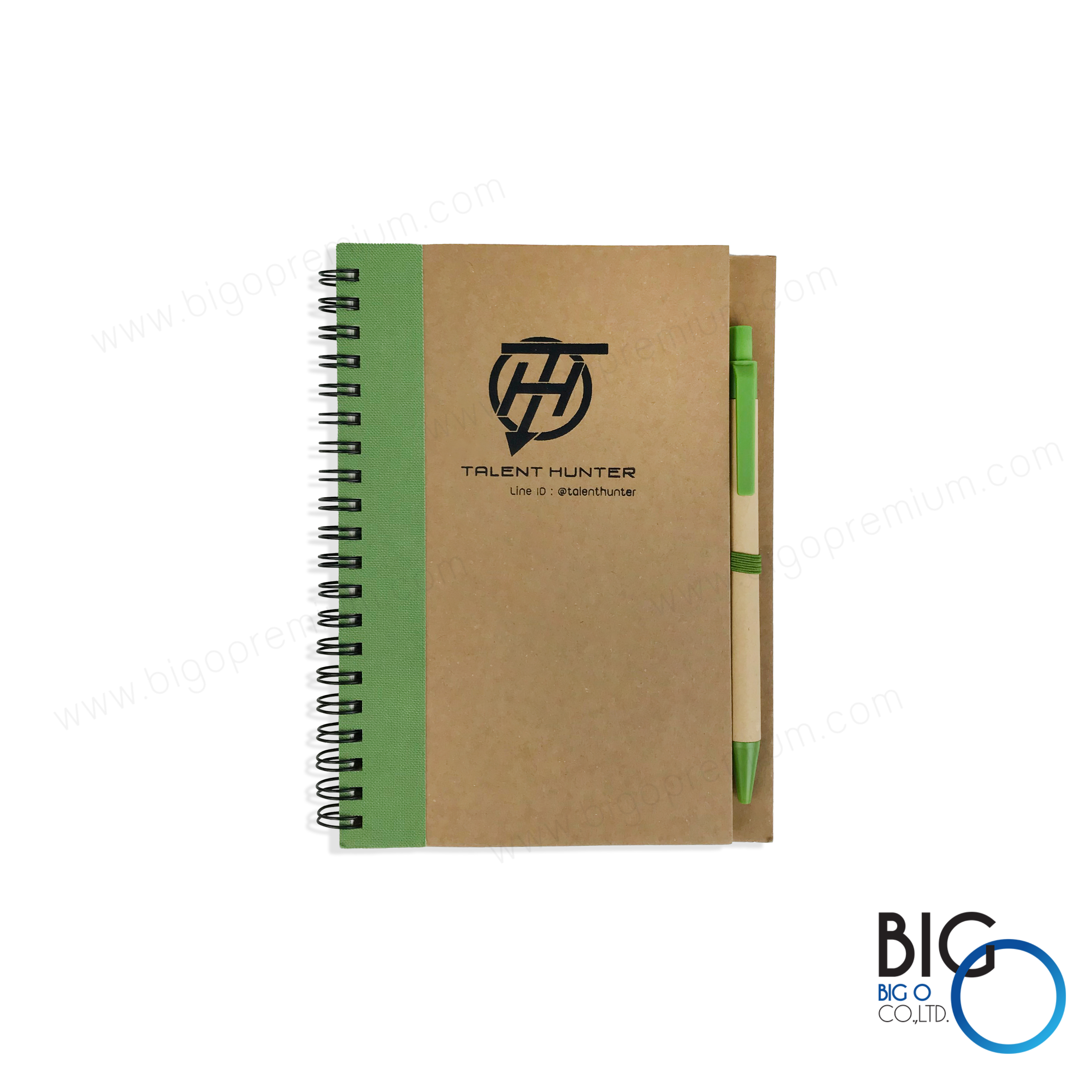 กระเป๋าสั่งทำ กระเป๋าผ้าแคนวาส+สมุดโน๊ต Talent hunter