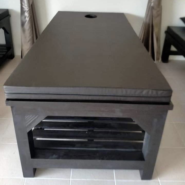 เบาะสปา สำหรับทำสปา ขัดผิว นวดสลิม นวดบริการความงาม เบาะหนังเจาะช่องหน้า‼️ขายเบาะไม่รวมเตียง‼️