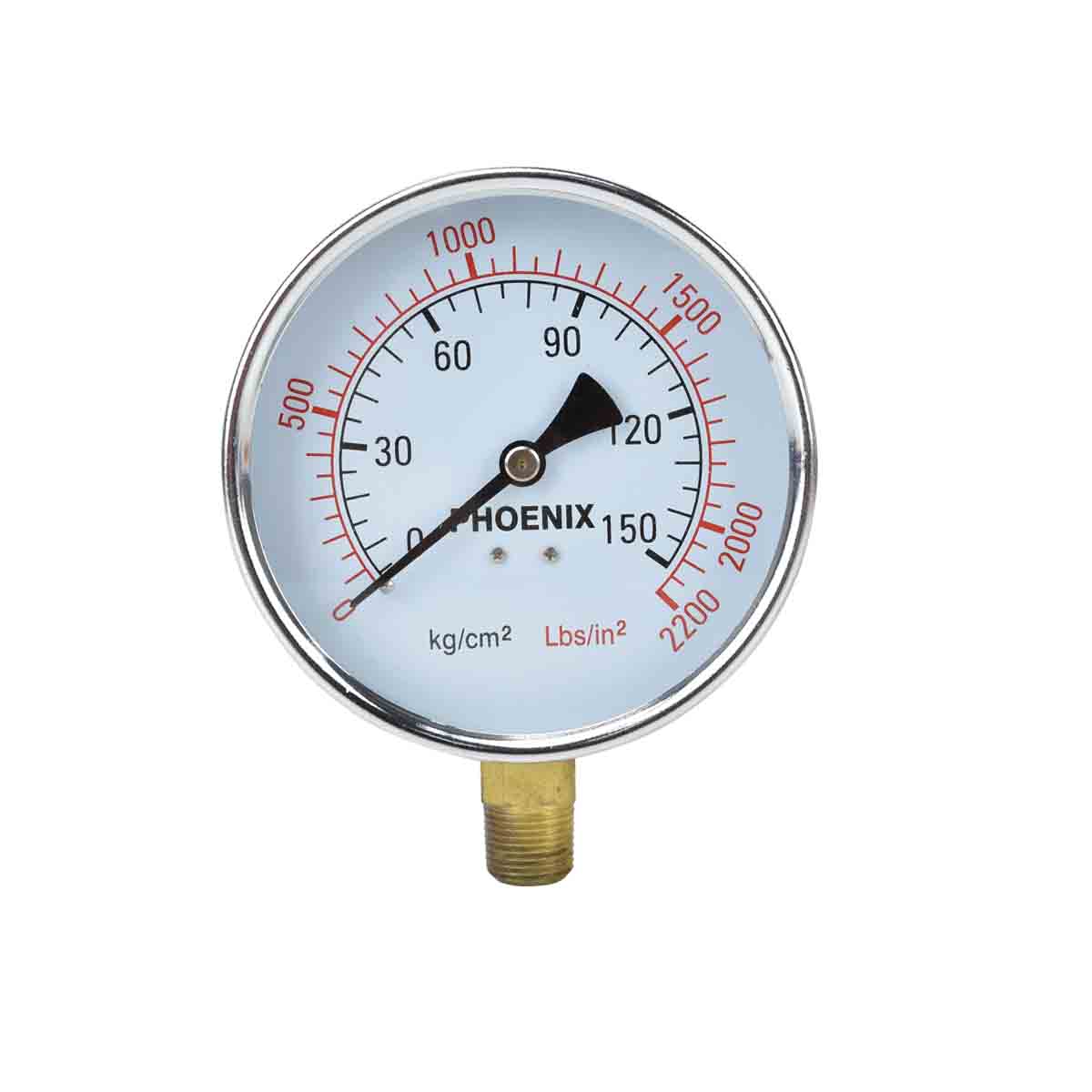 Phoenix เกจวัดความดัน 4" ฟีนิกซ์ 150kg