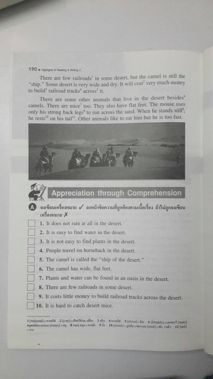 หนังสือ Highlights of Reading and Writing 2 (ภาษาอังกฤษการอ่านและการเขียน อ 022ก)โดยเลิศ เกษรคำ และสวัสดิ์ สุวรรณอักษร สนพ.วพ
