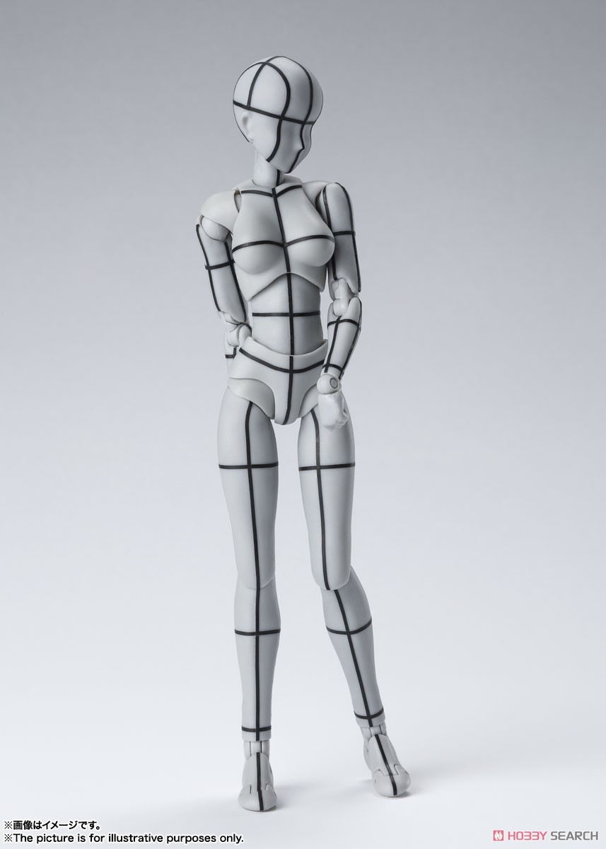 เปิดรับPreorder มัดจำ 300 บาท S.H.Figuarts Body-chan -Wire Frame- (Gray Color Ver.) (PVC Figure)