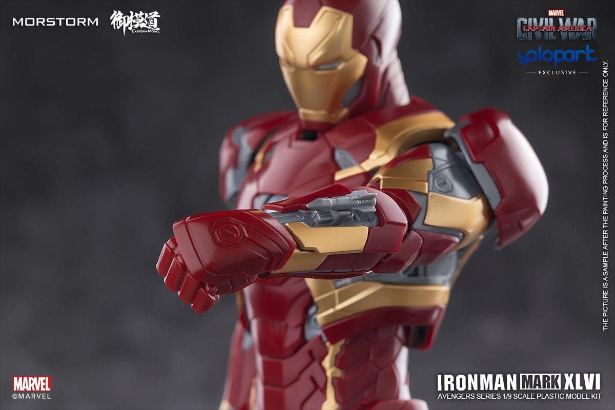 <Preorderถึง29/3/2021> 🔔เปิดรับPreorder มัดจำ 300 บาท 1/9 Ironman MK 46 โมเดลประกอบ