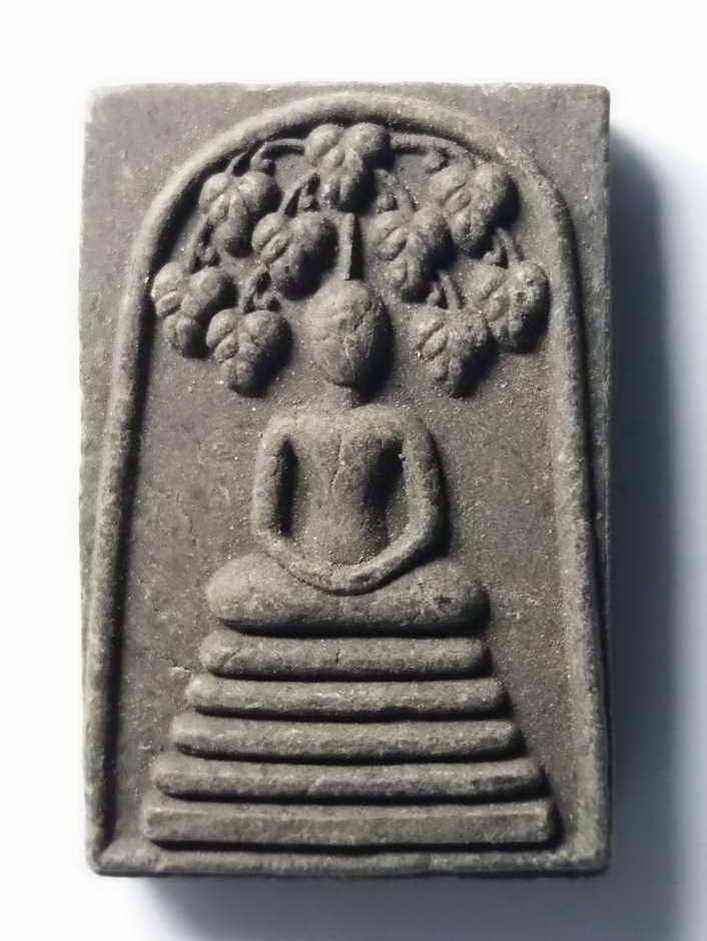 รหัสสินค้า พระสมเด็จ วัดต่างๆ 294 พระสมเด็จเนื้อผง พิมพ์ปรกโพธิ์ หลังยันต์ใบพัด มีชื่อย่อวัด ว.จ.ส.