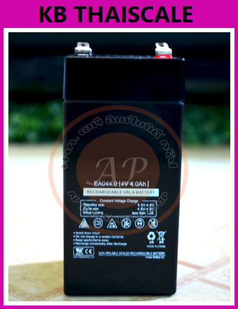 แบตเตอรี่ 4V 4AH แบตเตอรี่เครื่องช่ง อะไหล่เครื่องชั่ง แบตเตอรี่แบบแห้ง 4v 4AH