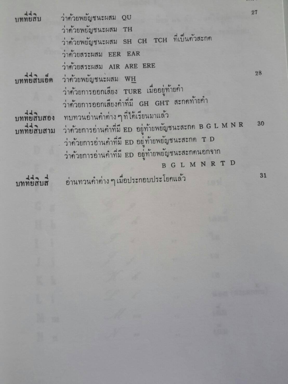 แบบหัดอ่าน และหัดเขียนภาษาอังกฤษ โดยท่านผู้หญิงยสวดี อำพรไพศาล