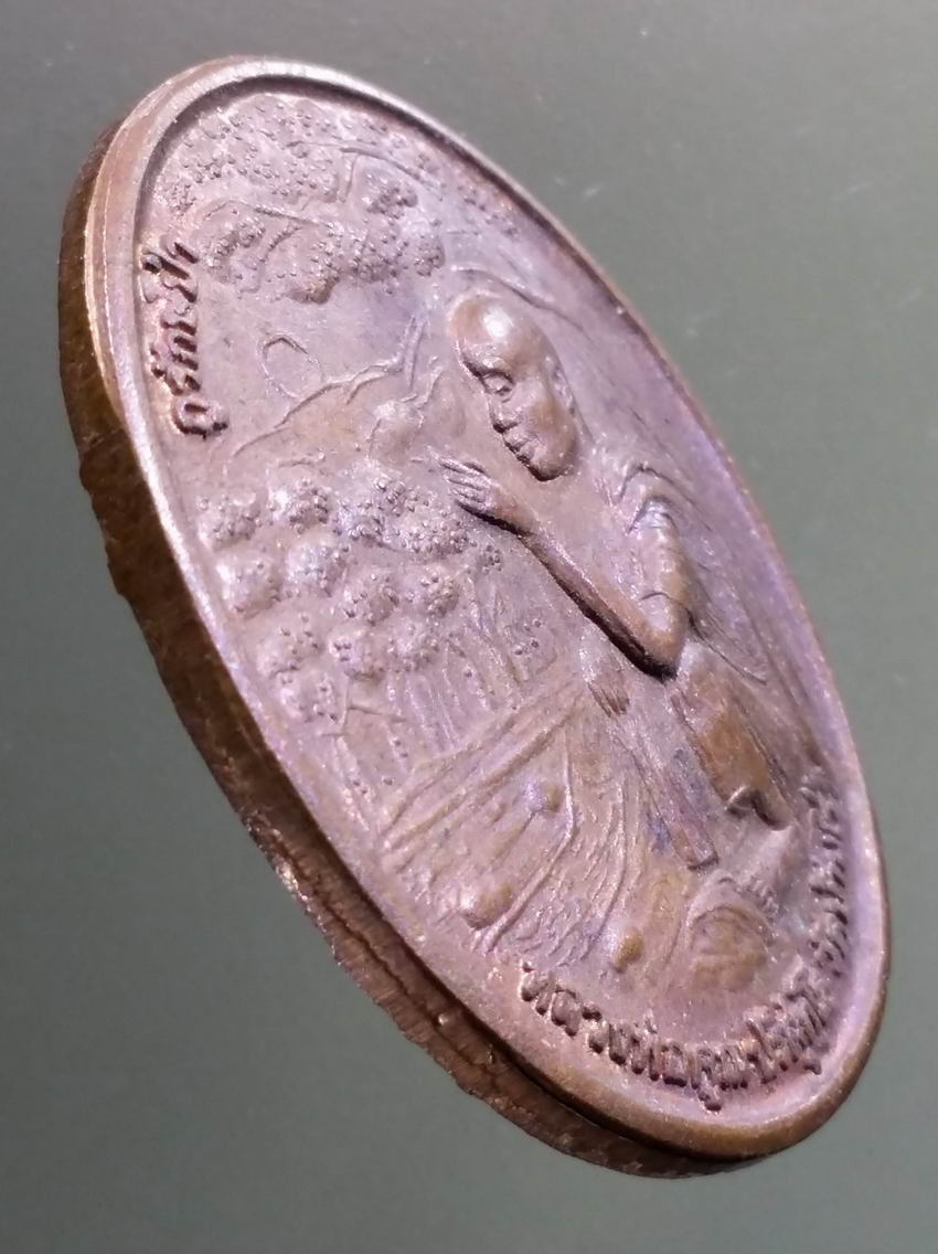 antig FB 449 เหรียญหลวงพ่อคูณวัด บ้านไร่ รุ่น กูรักษ์ป่า ที่ระลึกโครงการปลูกป่าถาวรเฉลิมพระเกียรติ การปิโตรเลียมแห่งประเทศไทย สร้างถวาย