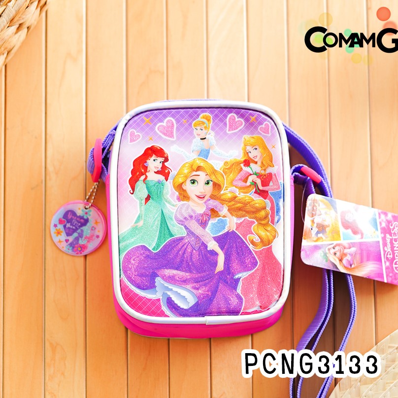 กระเป๋าสะพายข้างเจ้าหญิง กระเป๋าเด็กผู้หญิง ลายลิขสิทธิ์แท้
