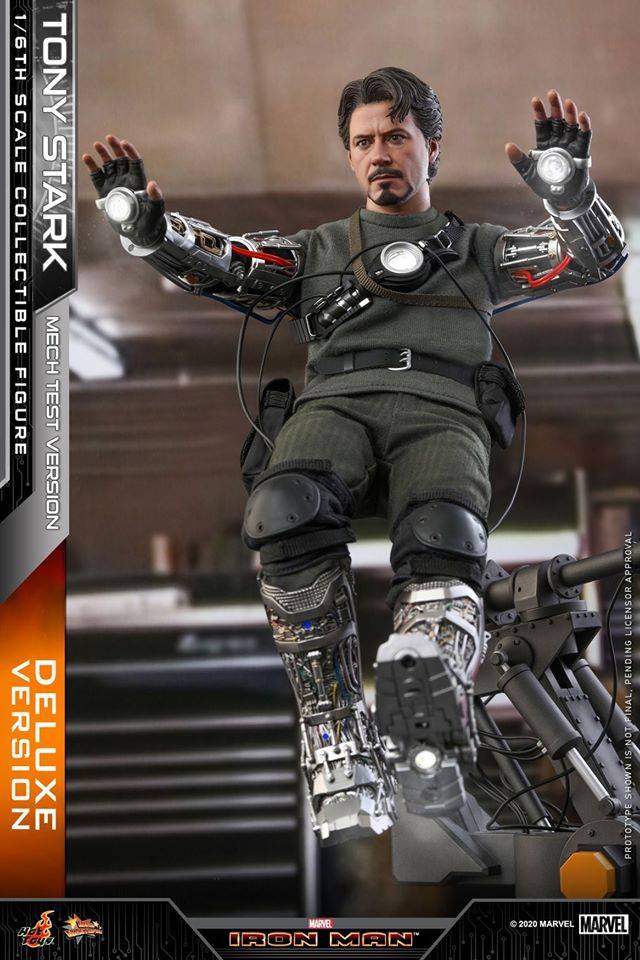 เปิดรับPreorder มัดจำ 4925 บาท Hot Toys: MMS582 1/6 Tony Stark: Iron Man (Mech Test Version) 1/6 Scale (Delxue)