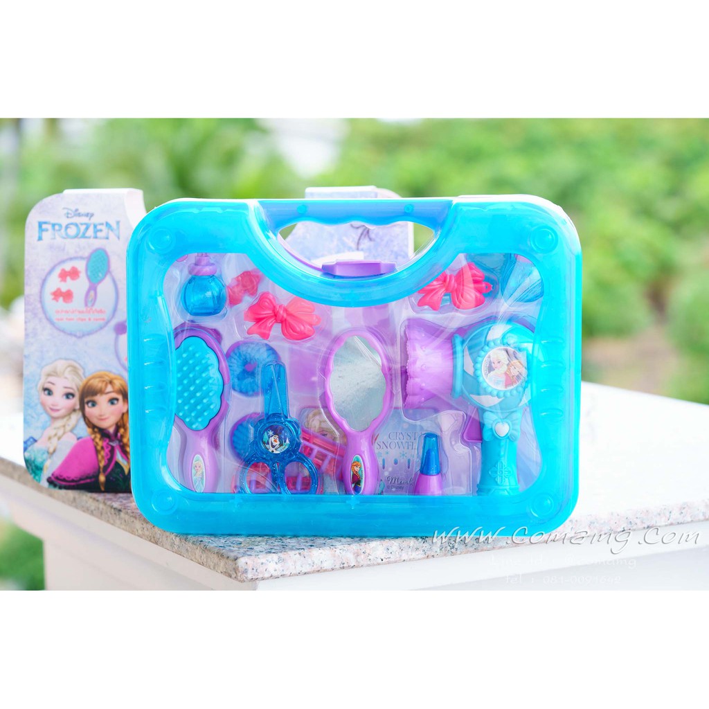ของเล่นเสริมสวย ชุดกระเป๋าเสริมสวยเอลซ่า&อันนา Frozen