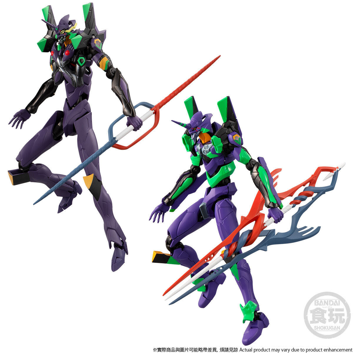 <Preorderปิดรับที่ 4คิว >เปิดรับPreorder มัดจำ 400 บาท P-bandai EVA-FRAME EVANGELION NEW THEATRICAL EDITION: UNIT 01 VS UNIT 13 SET W/O GUM