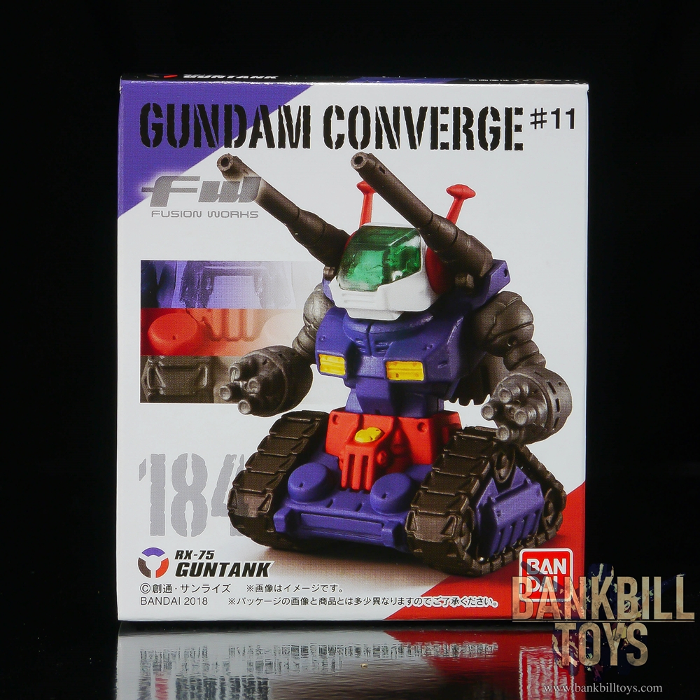 กันดั้ม Bandai Candy Toy FW Gundam Converge #11 No.184 RX-75 Guntank