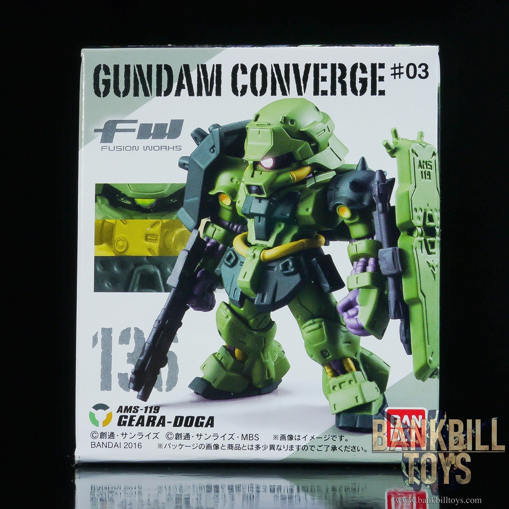 กันดั้ม Bandai Candy Toy FW Gundam Converge #03 No.136 AMS-119 Geara Doga