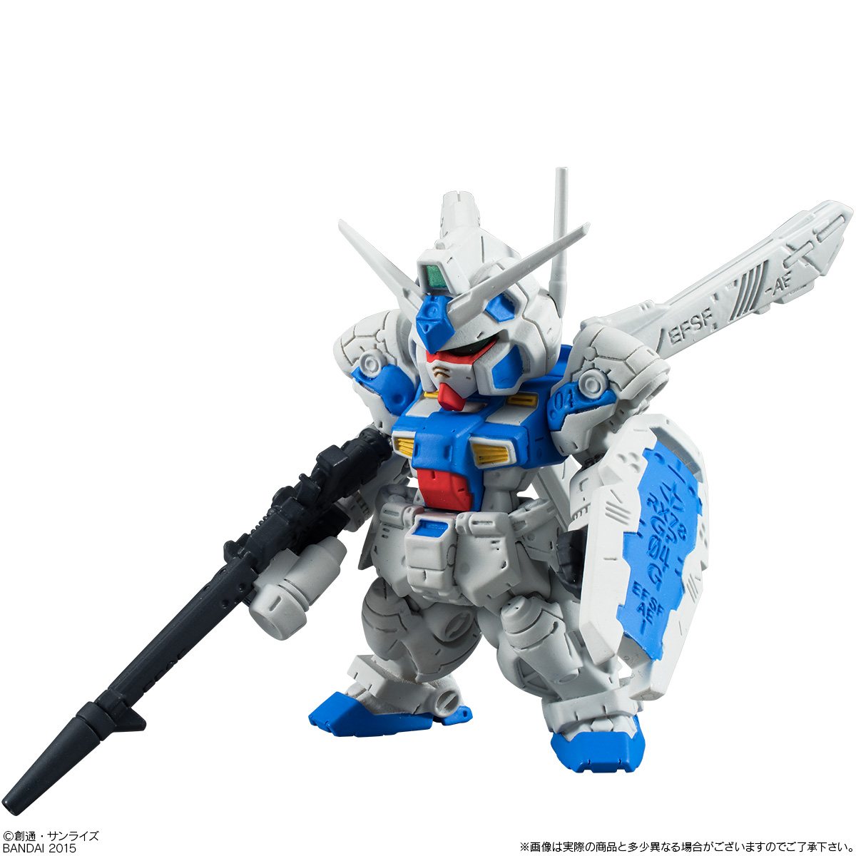 กันดั้ม Bandai Candy Toy FW Gundam Converge #01 No.122 RX-78GP04G Gundam "Gerbera"