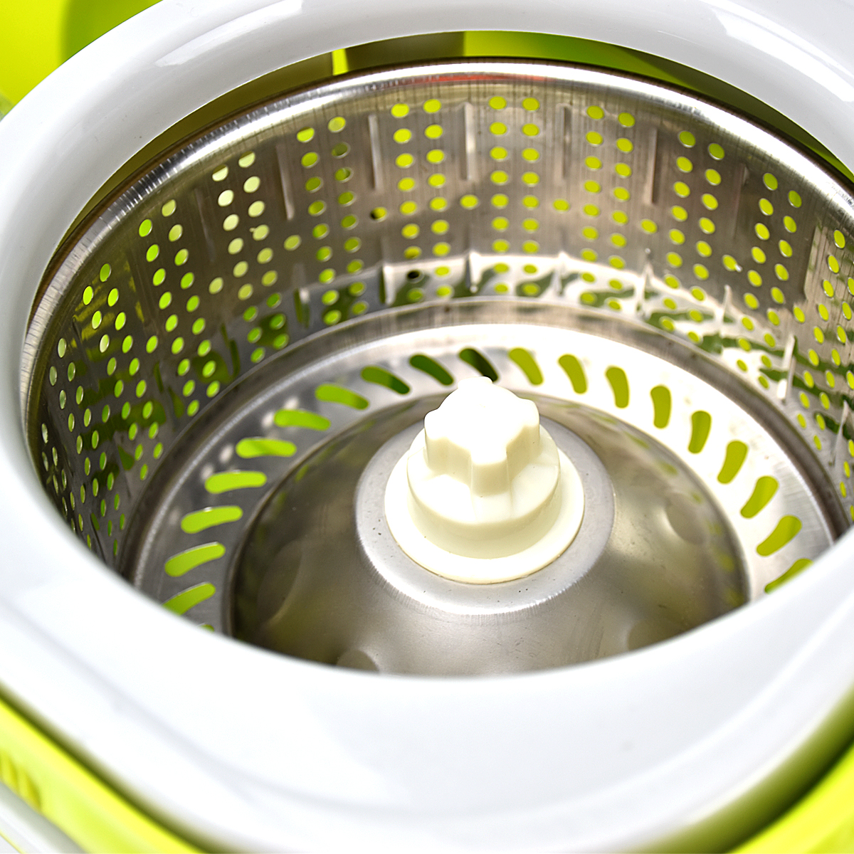 ถังม็อบปั่นแห้ง ใช้มือกด/เท้าเหยียบ(เขียว) [S15]