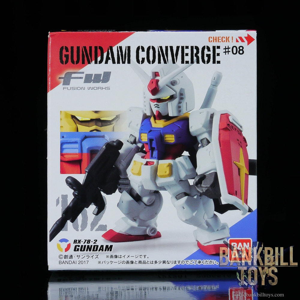 กันดั้ม Bandai Candy Toy FW Gundam Converge #08 No.162 RX-78-2 Gundam