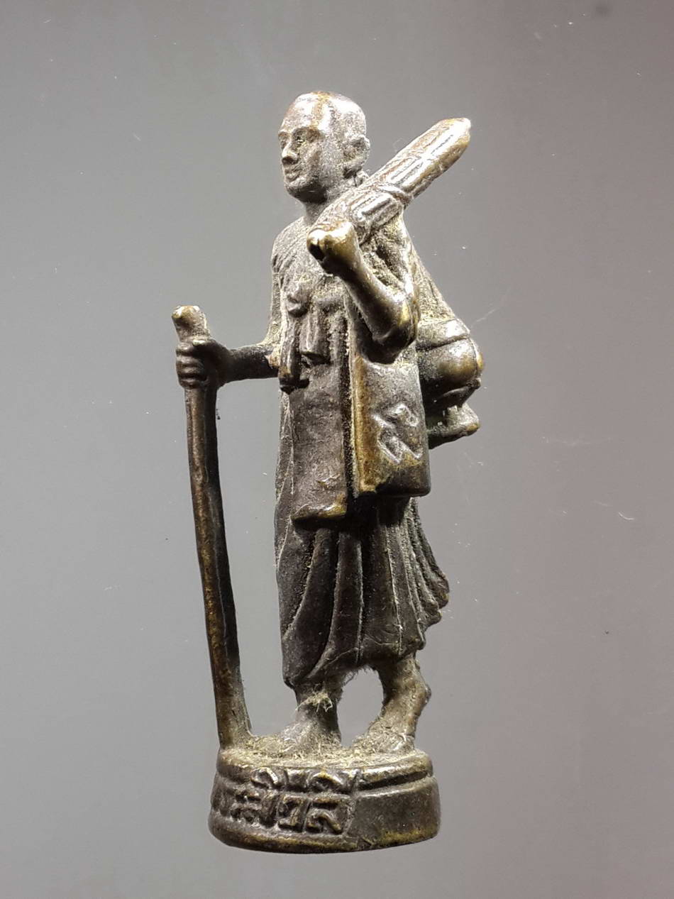 รหัสสินค้า พระกริ่ง พระหล่อ 230 รูปหล่อพระสิวลี เนื้อทองผสม ไม่ทราบสำนัก เก่าครับมีอายุ