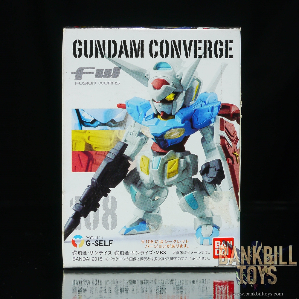 กันดั้ม Bandai Candy Toy FW Gundam Converge 19 No.108 YG-111 Gundam G-Self Atmospheric Pack