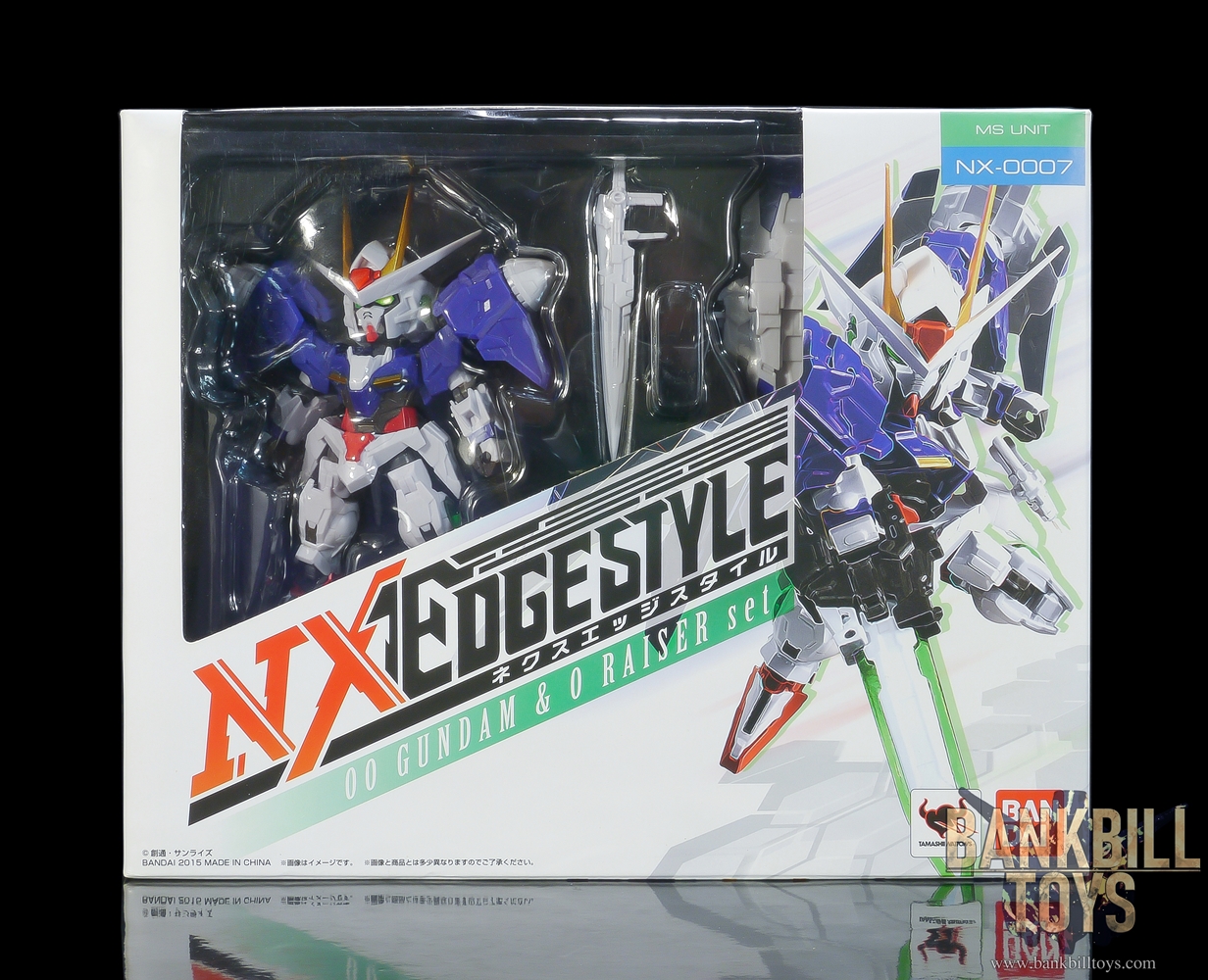 กันดั้ม Bandai Nxedge Style [MS UNIT] NX-0007 GN-0000 00 Gundam & GNR-010 0 Raiser Set
