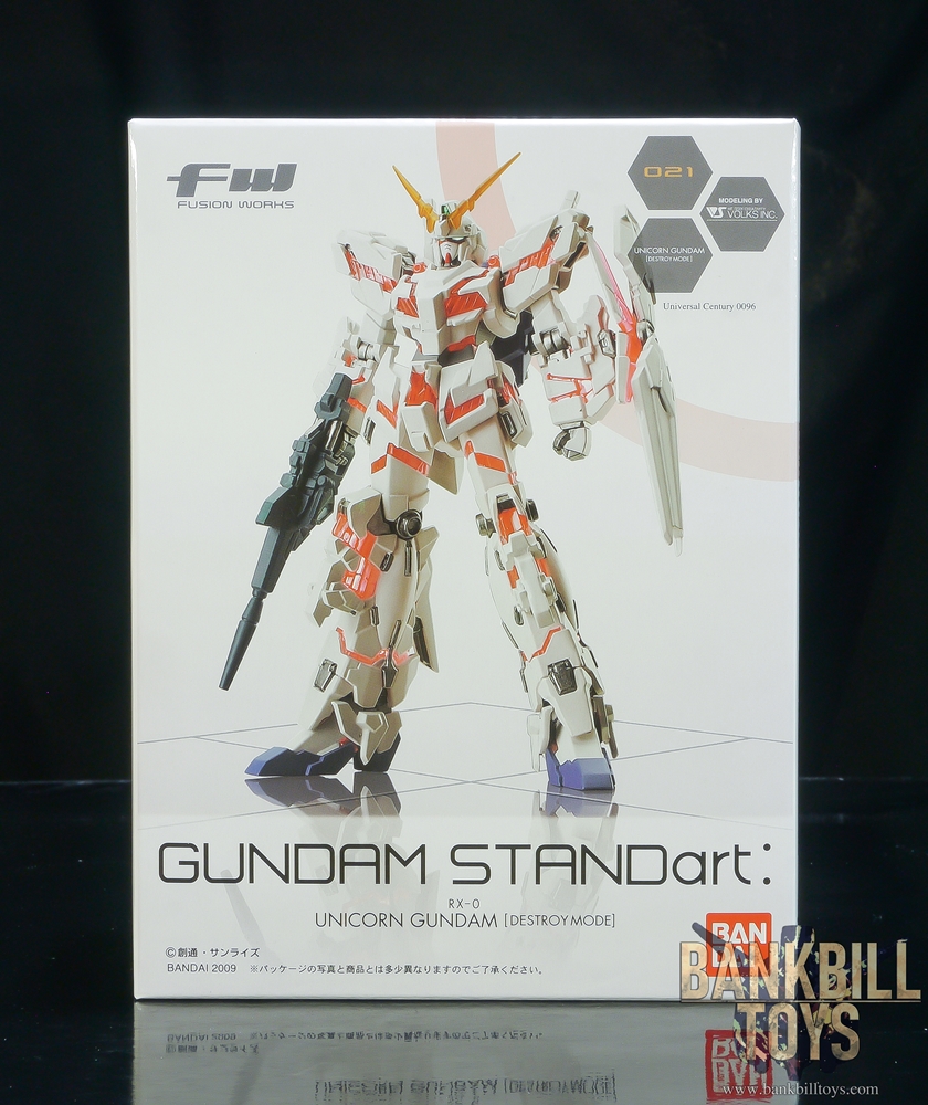 กันดั้ม Bandai Candy Toy FW Gundam STANDart: 6 No.021 RX-0 Unicorn Gundam [Destroy Mode]