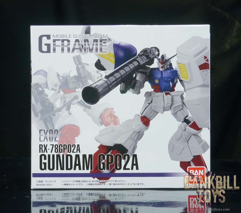 กันดั้ม Bandai Candy Toy Mobile Suit Gundam G Frame EX02 RX-78GP02A Gundam GP02A