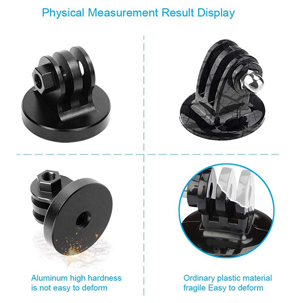 CNC Aluminum Alloy Tripod Mount Adapter for GoPro Action Camera อุปกรณ์ต่อกล้อง