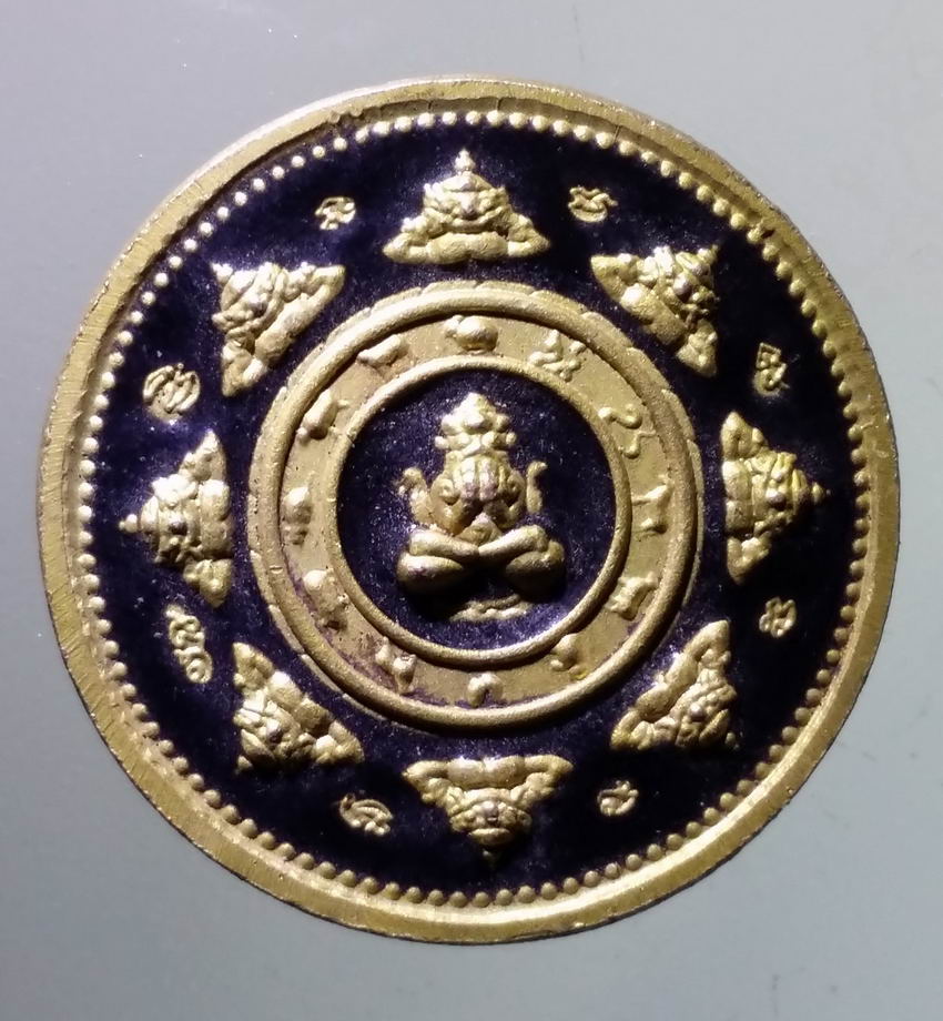 antig FB 374 พระเทวาโพธิสัตว์ จตุคามรามเทพ รุ่น รวยรุ่งโรจน์ เนื้อทองชนวนลงยาดำ พระรายการนี้ให้เช่าบูชาแล้ว