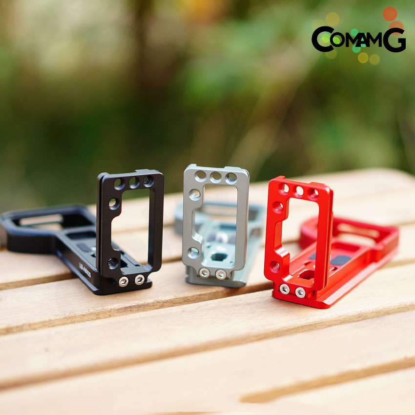 L-Plate Sony A6600 รุ่นรางด้านข้างสไลด์ Camera Grip เพิ่มความกระชับในการจับถือ