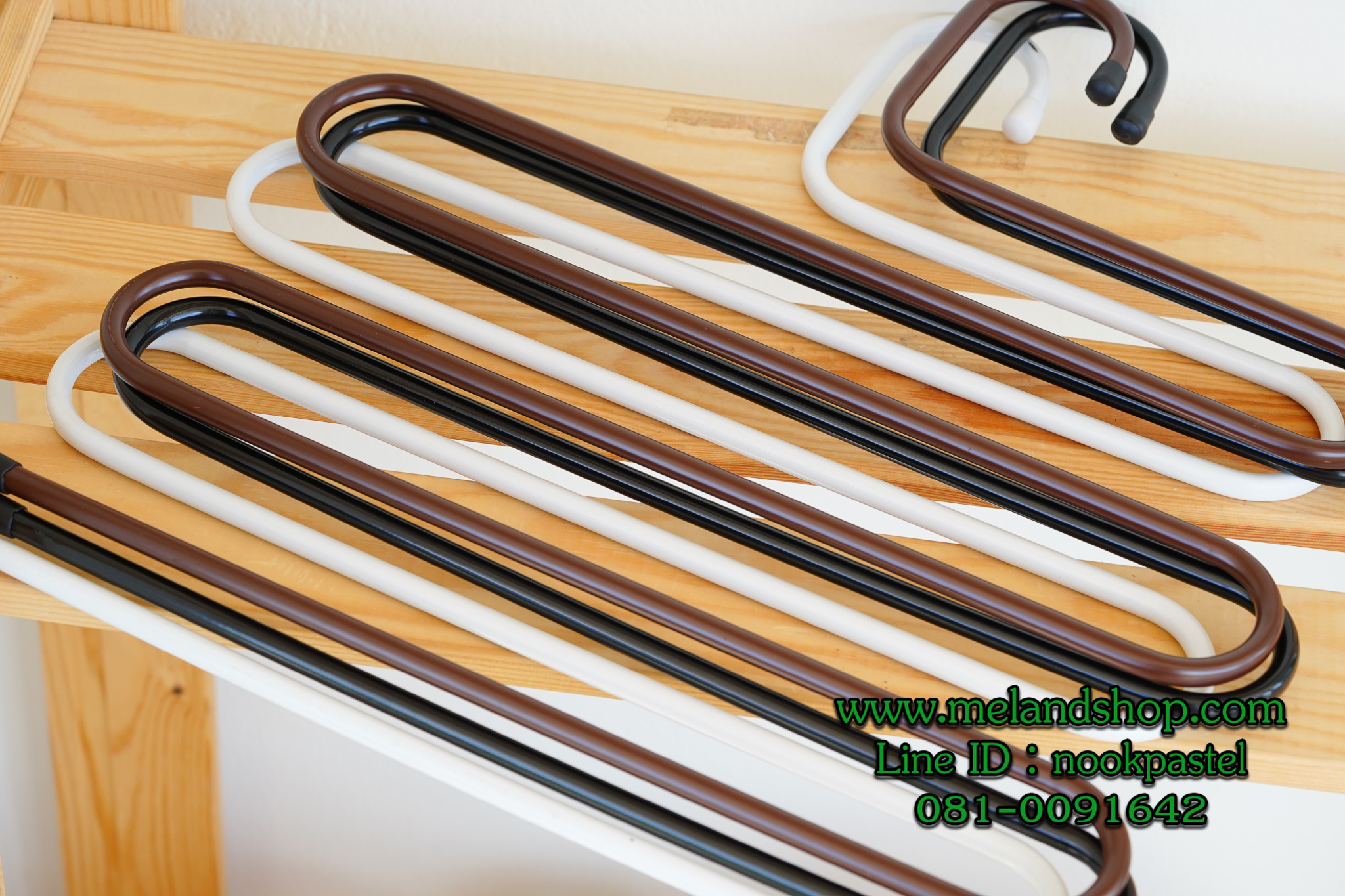 ไม้แขวนกางเกงสแตนเลส 5ชั้น