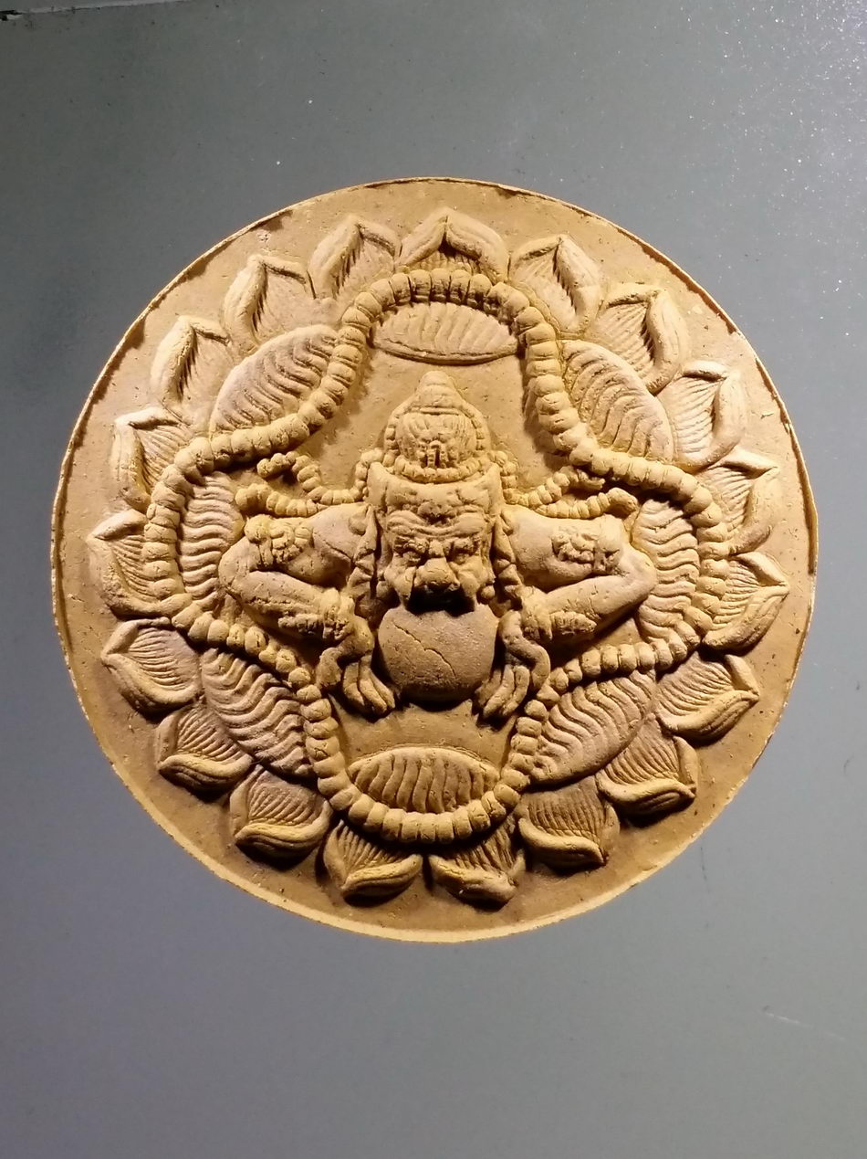 รหัสสินค้า จตุคามรามเทพ 973 จตุคามรามเทพ รุ่นสู้แล้วรวย วัดพระมหาธาตุวรมหาวิหาร เนื้อว่านขาว