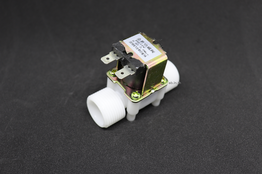Solenoid Valve โซลินอยด์วาล์ว ไฟฟ้า พลาสติก 6หุน 12VDC