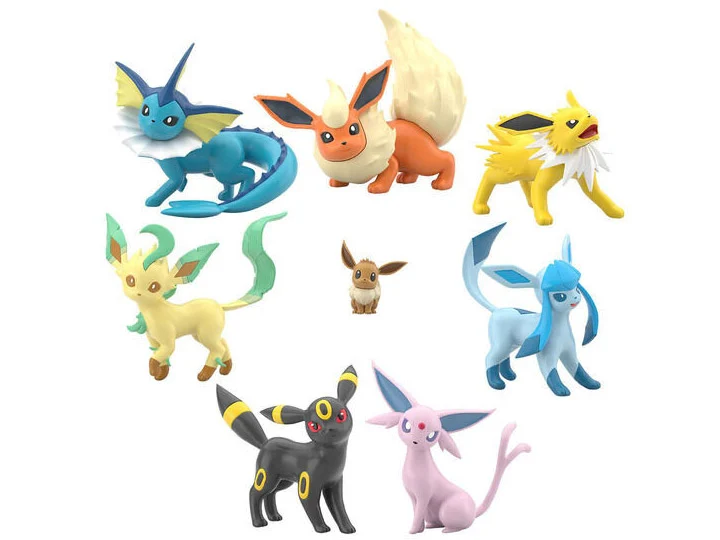 <Preorderภึง 4/7/2024>เปิดรับPreorder มัดจำ 200บาท POKÉMON SCALE WORLD PALDEA REGION EEVEE EVOLVE SET W/O GUM
